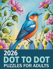 2026 Large Print Dot To Dot Puzzles For Seniors:  Relaxing And Fun Dot-to-dot Ac