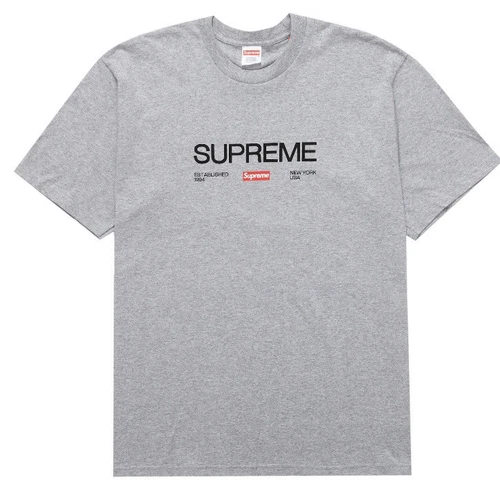 Tee shirt gris Supreme Est 1994 Hth Fw21 Xxl 2xl neuf scellé