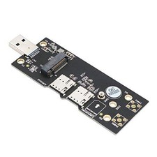 NGFF M.2 to USB 3.0 Adapter with Dual Nano SIM Card Slot for 3G/4G/5G Module
