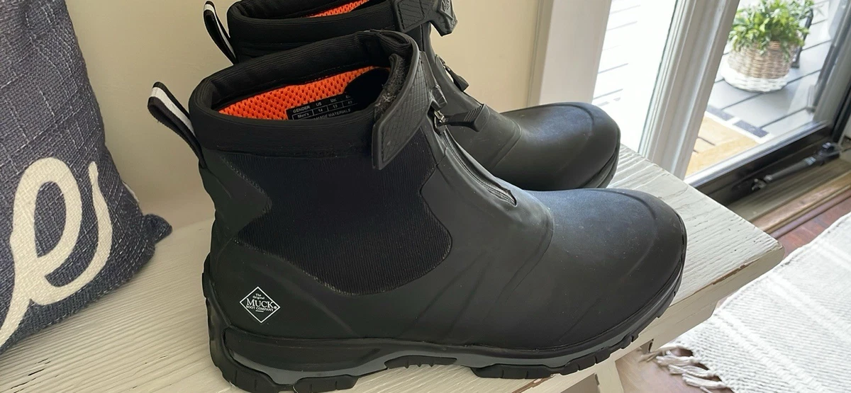 Zip Black Rubber Boots for Men for sale | eBay