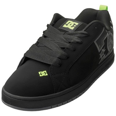 DC Shoes COURT GRAFFIK Skate Trainer Herren Schwarz Limett - 42.5 EU