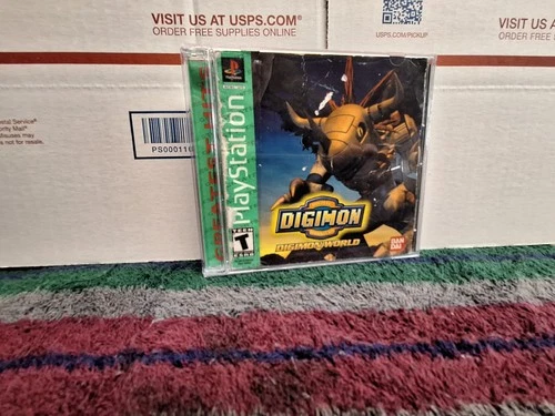 Digimon World PS1 Complete In Box CIB (Sony PlayStation 1, 1997)