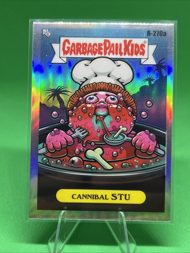 Garbage Pail Kids Chrome 7 Cannibal Stu Rory Refractor - Picture 1 of 10