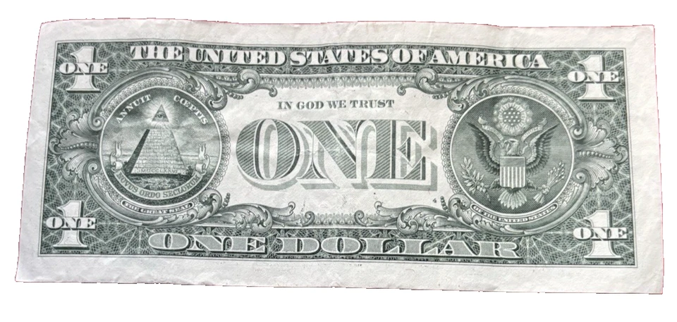 1 Dollar Birthday Or Anniversary Note (All in a Row) September 12, 1975 - Image 4 of 4