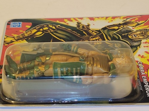 SERPENTOR Cobra Emperor G.I. JOE 25th Anniversary FOIL CARD 2008 1:18 SEALED - Picture 5 of 11