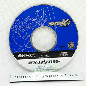 Rockman X4 Sega Saturn Used Tested Japanese ver with Case