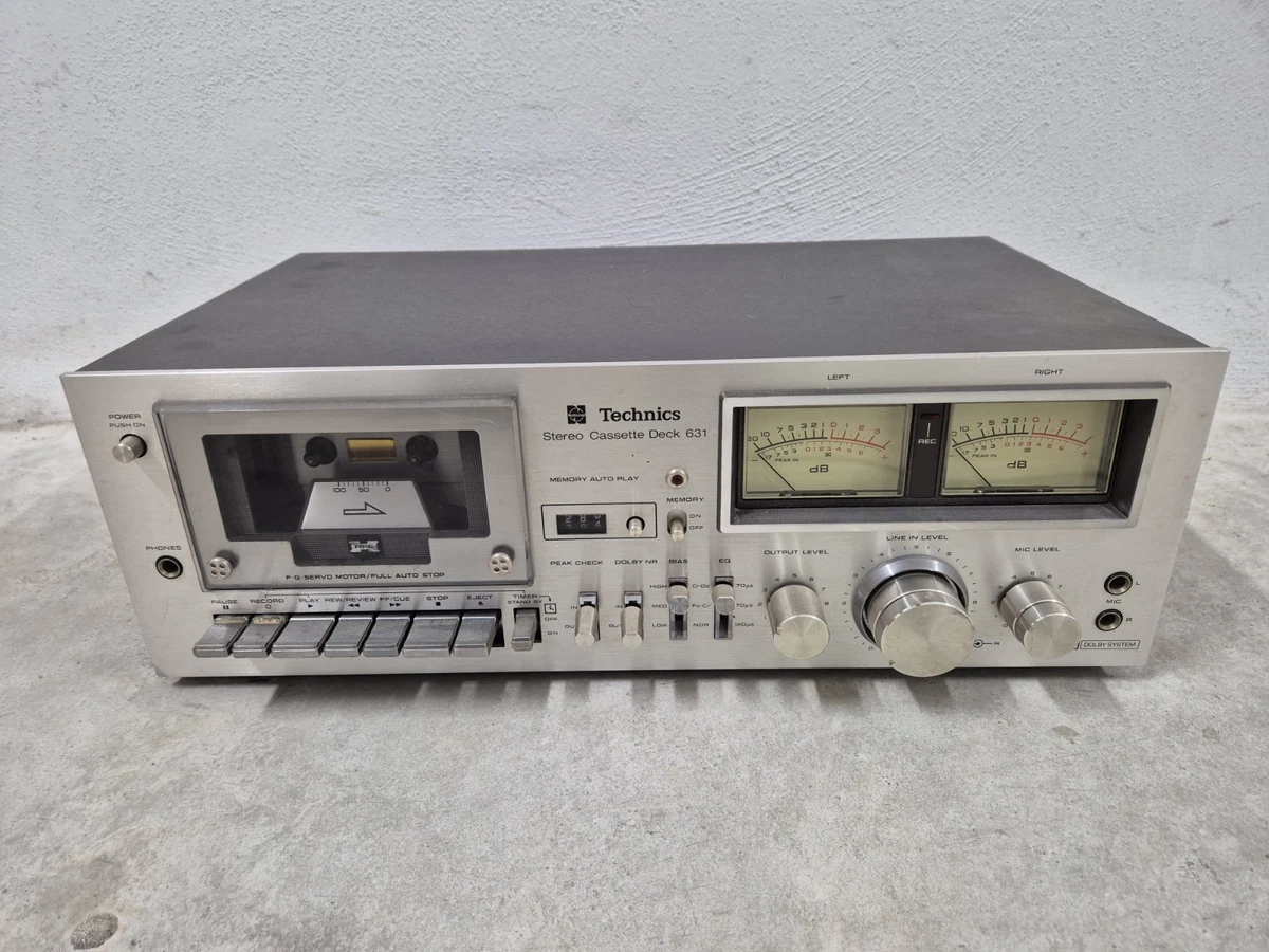 Platine Cassette Technics RS-631 – Vintage Argenté – Occasion
