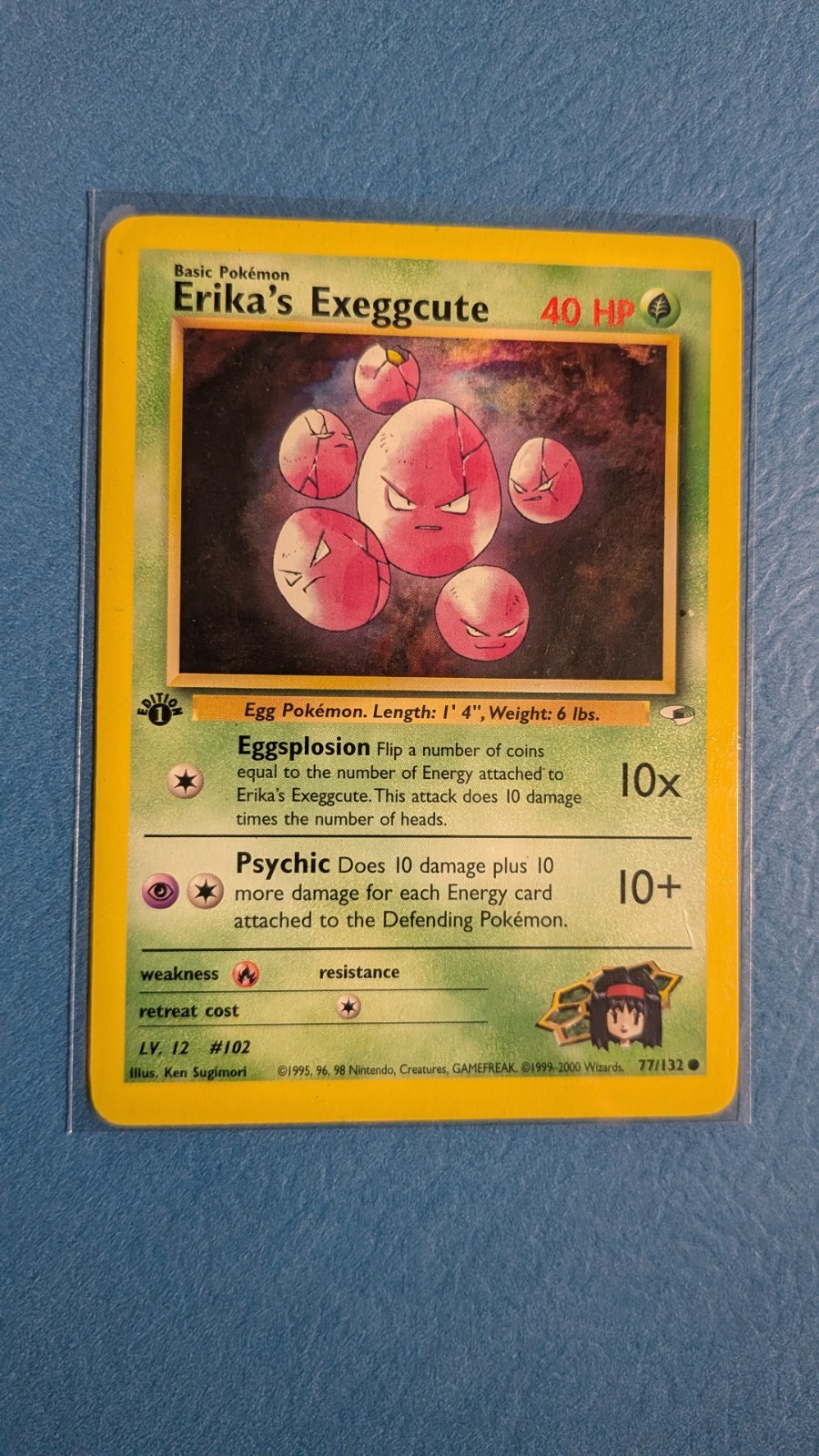 Erika's Exeggcute 77/132 - Gym Heroes 1st Edition - Regular - Common