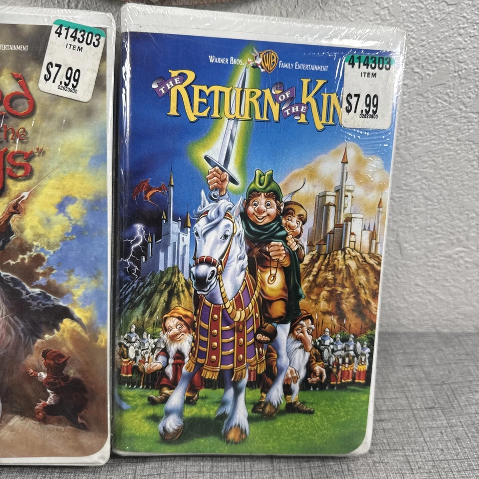 Set Of 3 Animated Lord of the Rings, Hobbit & Return Of The King Sealed Foto 4 de 4