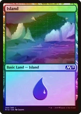 Island (266) FOIL Core Set 2019 / M19 NM Basic Land MAGIC MTG CARD ABUGames