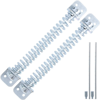 2x Zink automatisch schließendes Gartentor Federschließer 8'' (200mm) Schwingzaun
