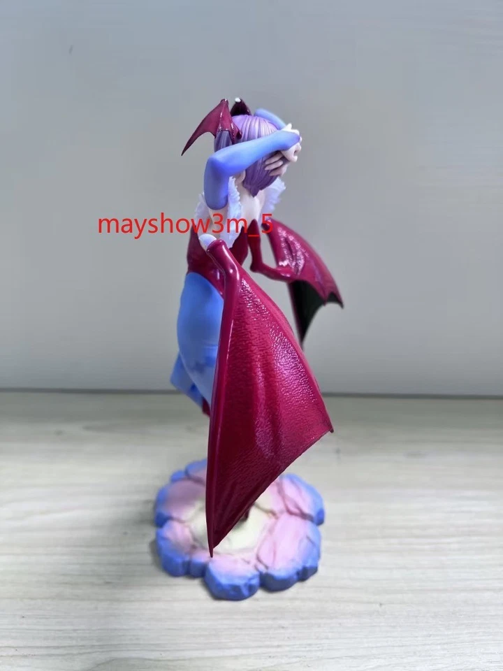 Anime Vampiro Lilith Darkstalkers Bishoujo Figura de PVC Estátua Presentes de Natal NOVO - Imagem 3 de 4