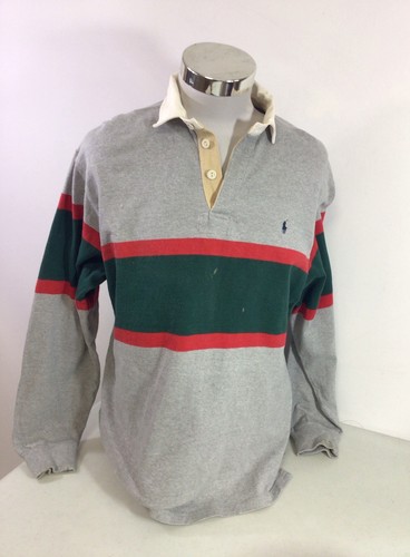 Vintage Polo Ralph Lauren Rugby Shirt Mens Medium - Image 1