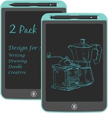 2 Pack  9.25 Inch LCD Writing Tablet Pad Ewriter Electronic Board and MeMO