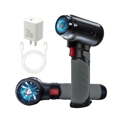 Turbo Fan Cordless Car Dryer Blower, 680CFM 2.65LBs Thrust Air Cannon, 64mm B...
