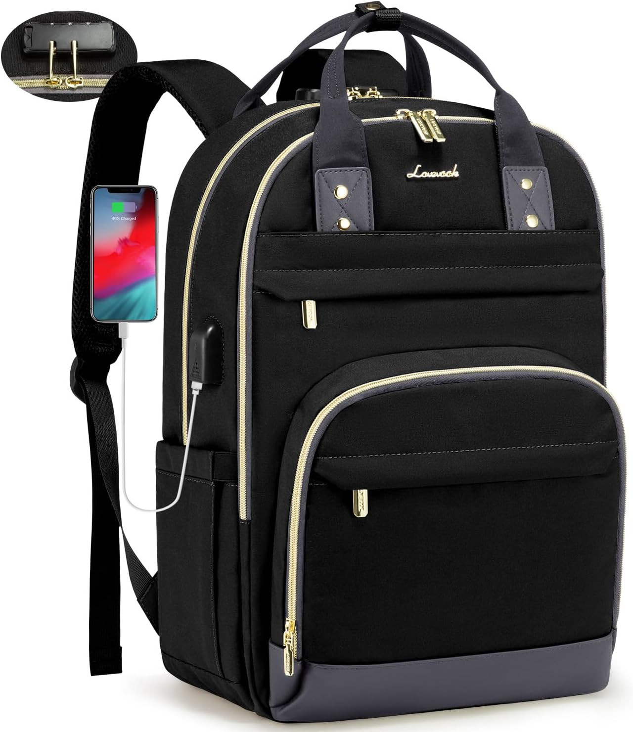 For Women, Unisex Travel Anti-theft Bag, Business Work Compu