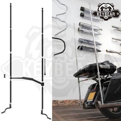 Harley Davidson Modified Bilateral Flagpole for Road Glide 2006-2024 Black