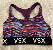 Victorias Secret Sports Bra Small VSX Sport Wireless Racerback Pullover