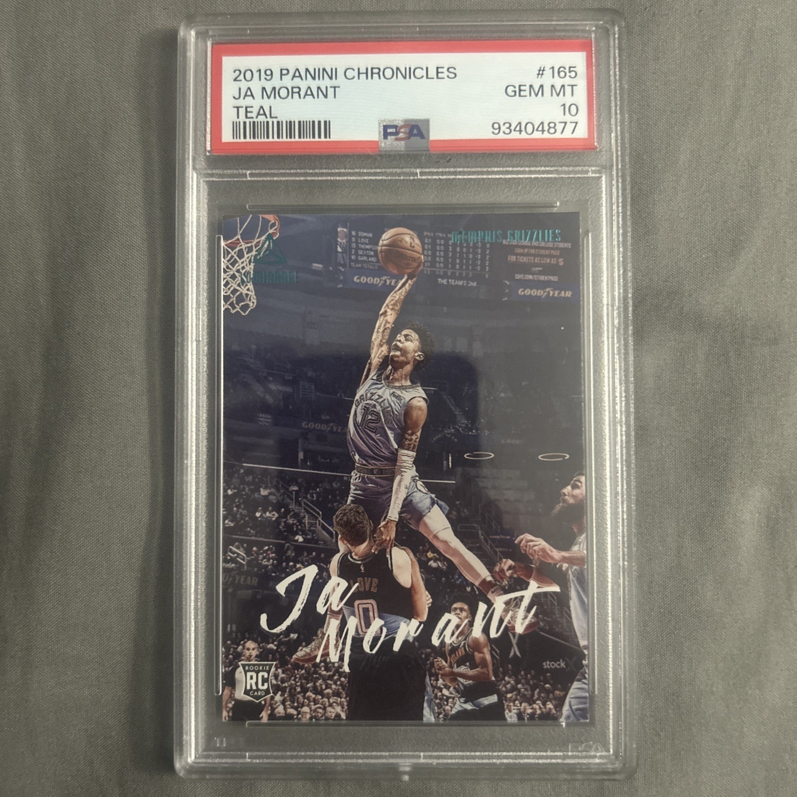 2019-20 Panini Chronicles - Luminance Ja Morant #165 Teal (RC)