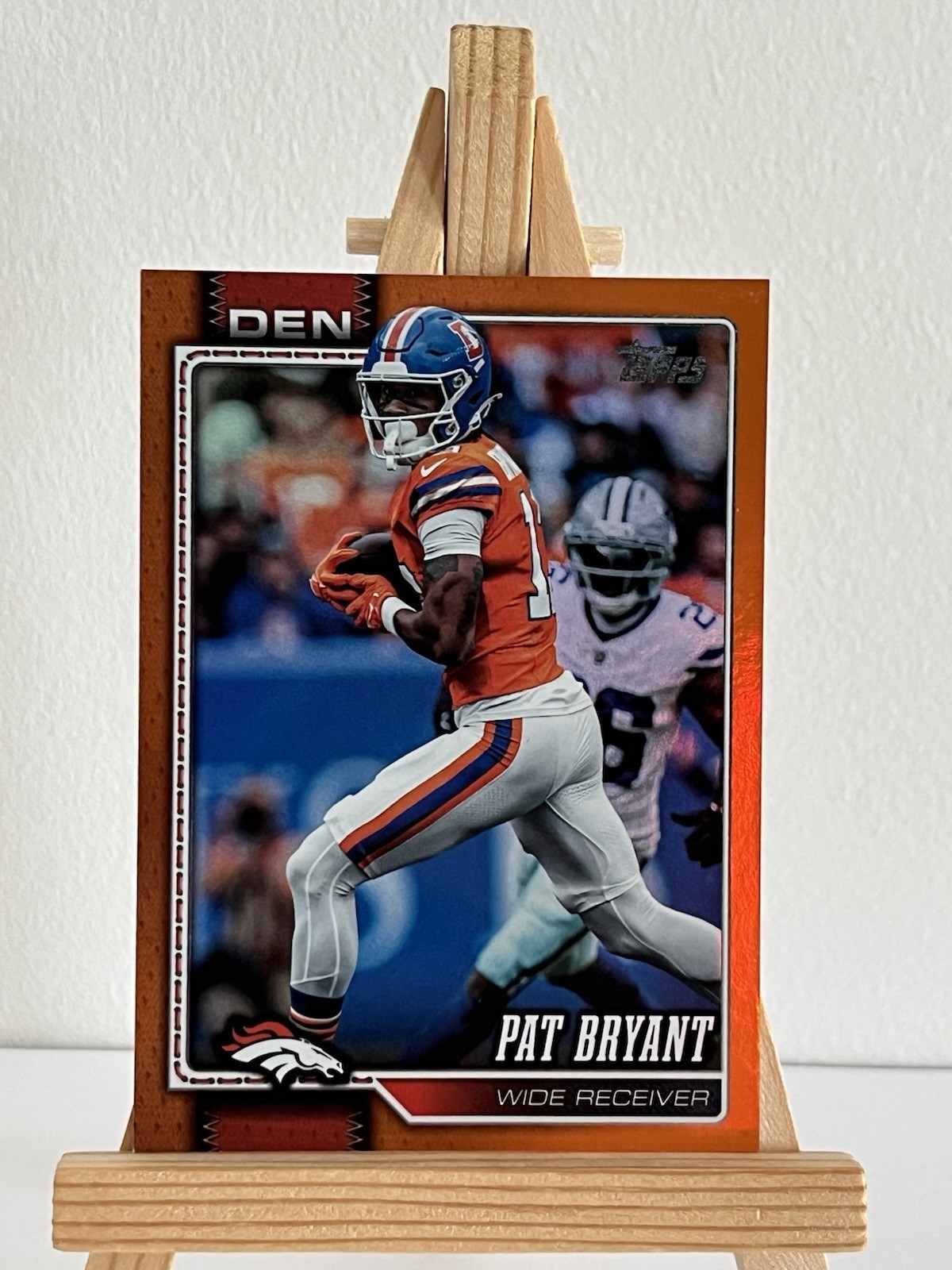 2026 Topps Flagship Football Pat Bryant Orange Color Match 07/25