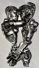 CL6655 Steampunk Sweethearts - Machine Age BOTS Wall Sculpture Plaque AI Love — photo 2