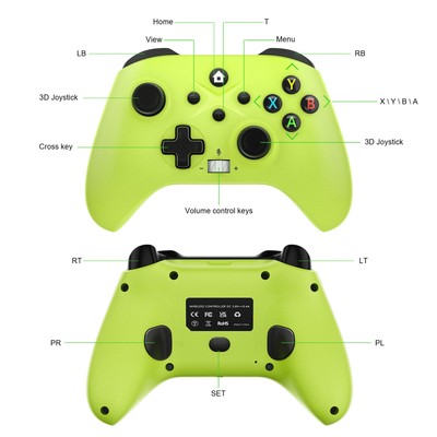 Wireless Controller für Xbox One Series S X Windows PC Steam Weihnachtsgeschenke