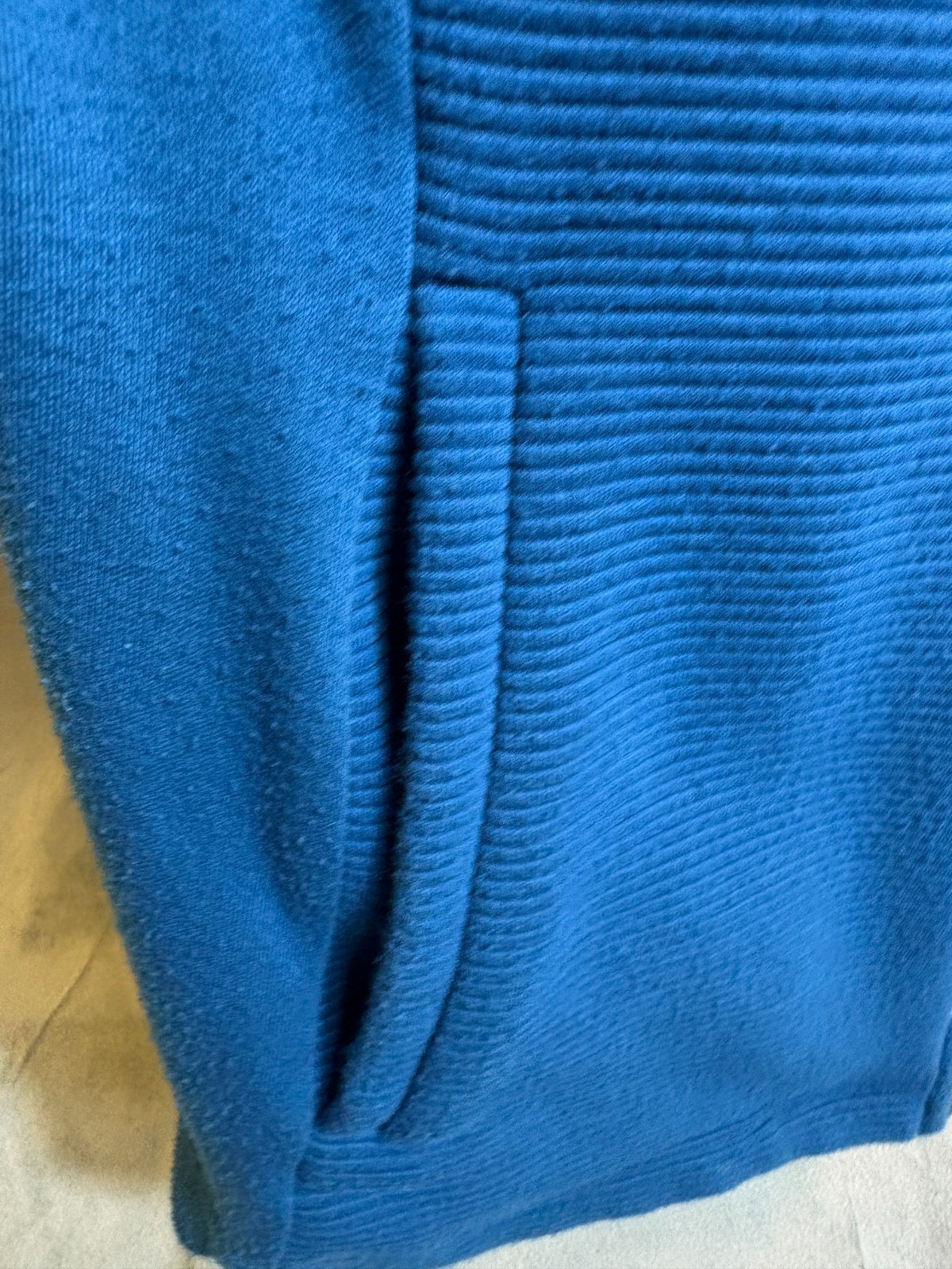 Straight Down Broadmoor Blue Pullover Womens 1/4 … - image 6