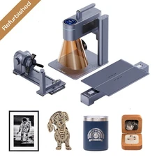 Refurbished LaserPecker LP4 Dual-Laser Engraver Cutter Metal Jewelry Auto-Switch