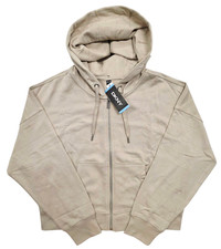 DKNY 11847 NEW Women's Full Zip Terry Cropped Hoodie MSRP 69.50