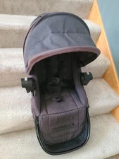 City Select Lux Seat GRANITE GRAY Charcoal Baby Jogger Black Frame GUC