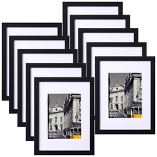 9x12 Picture Frames Set of 10, Picture Frame Collage Wall Decor Display 6x8 P...
