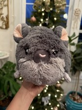 Peluche blando Chinchilla gris blanco 7" peluche juguete ratón roedor rata