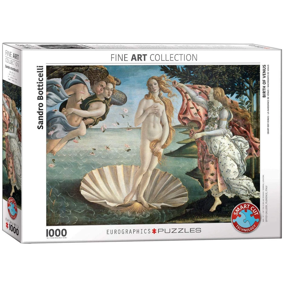 1000piece jigsaw puzzle Eurographics Birth of Venus 6000-5001 - Image 4 of 4