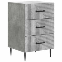Nachttisch Betongrau Holzwerkstoff 43 X 41 X 66,5 Cm