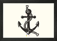 Poster arte da parete con cornice decorazione nautica quadro stampa su tela