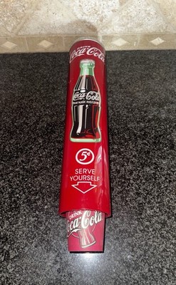 1999 Coca-Cola Cup Dispenser - 5¢ Self Serve - Plus 50 Paper Cups