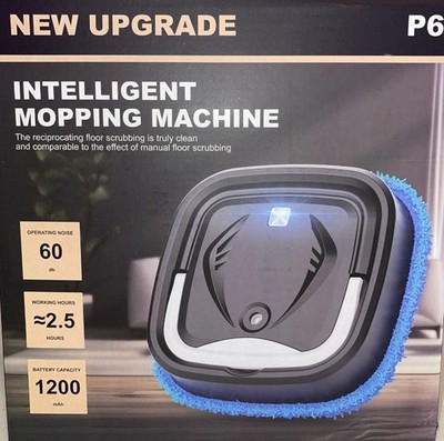New Upgrade P6 Intelligent Mopping Machine, Dual Use Wet/Dry, 2.5 Working Hours