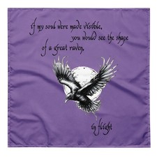 "Raven Soul" Bandana Crow Corvid Magic Spirit Animal Guide Hamingja
