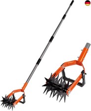 Walensee Rotationsgrubber, verstellbare Garten Kultivator Gartenfräse, 2-in-1