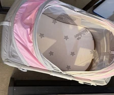 Cosco BT084GCW Folding Sleep Spot Bassinet with Cover - Gray