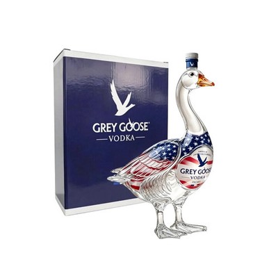 Vodka USA Flag Grey Goose Bottle Decorative Wine Bottle Glass With Box