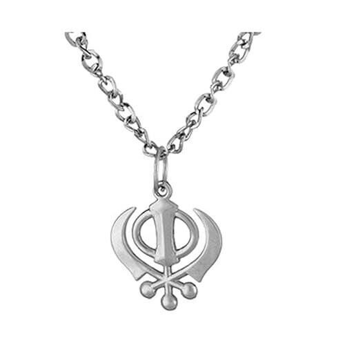 @ Indian Traditional Sikh Sardar Punjabi Khalsa Khanda Locket For Men b607 - Bild 4 von 5