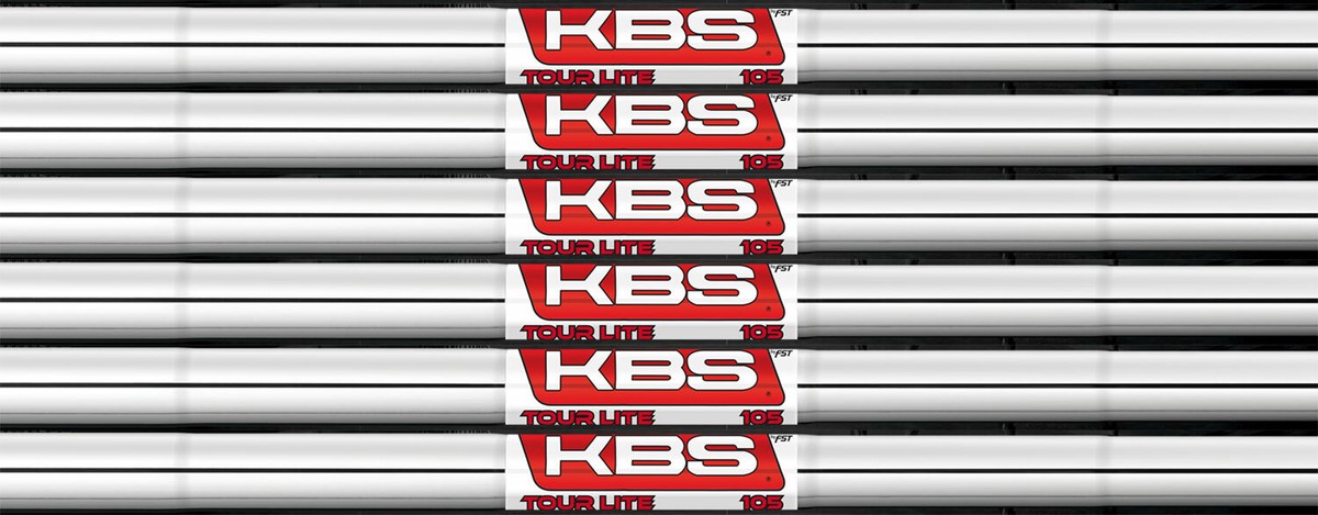 KBS  TOUR シャフト 5I〜PW フレックス X KBS Tour Lite 105 Iron Shafts 5-PW - X-Stiff Flex - .355