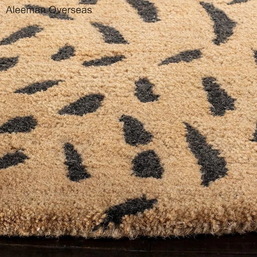 Modern Cheetah Hand Tufted Wool Area Rugs Traditional Home Living room Bedroom - Image 4 of 4