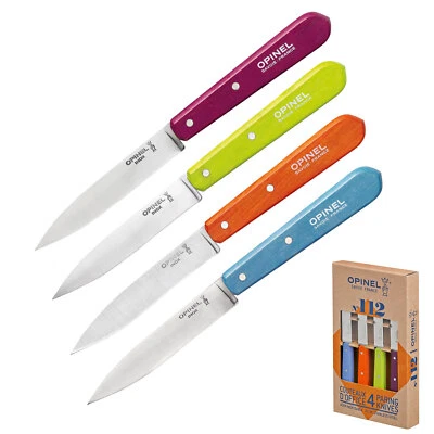 OPINEL Küchenmesser Set Sweet Pop 112 - Obstmesser Gemüsemesser Schälmesser Holz