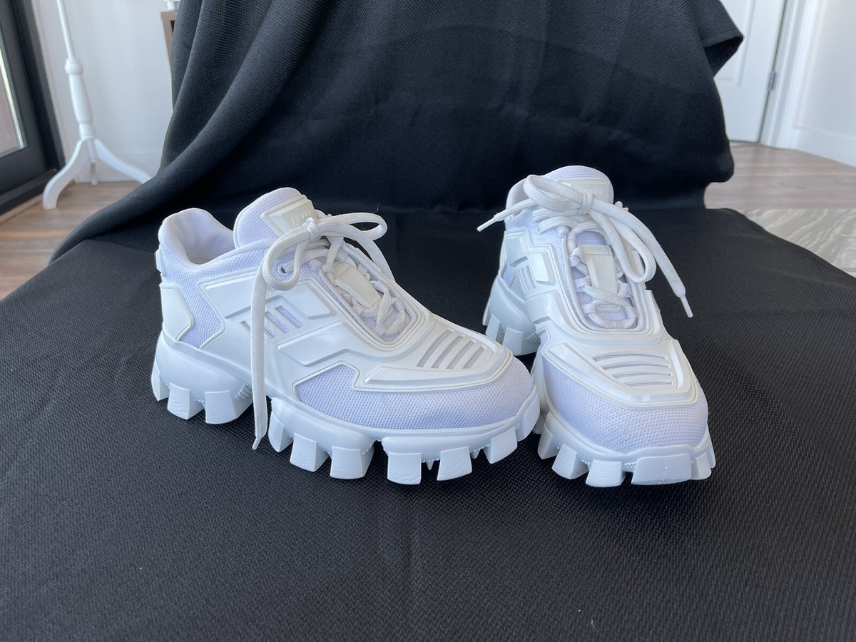 Prada Cloudbust Thunder White Sneakers Women's Size 37/US 7 Prada Cloudbust Thunder White Sneakers Women's Size 37/US 7