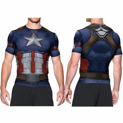 captain america under armour shirt