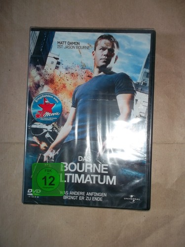 NEU Das Bourne Ultimatum (DVD, 2008) Blockbuster Action Thriller Matt Damon