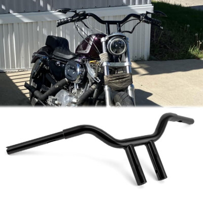 10'' Handlebar T Bar 1.25'' Fat For 1996-2023 Harley Dyna StreetBob Super Glide