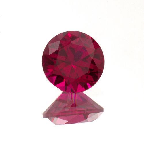 (2mm 15mm) Round AAA Lab Created Ruby